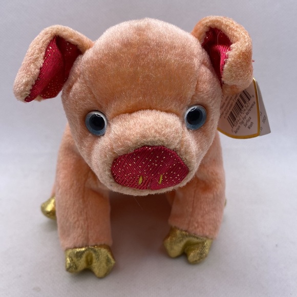 Ty Beanie Baby Zodiac Chinese New Year 2000 Pig Plush Soft Toy with Hang Tag - Picture 11 of 13